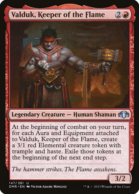 Valduk, Keeper of the Flame (147) [Dominaria Remastered]