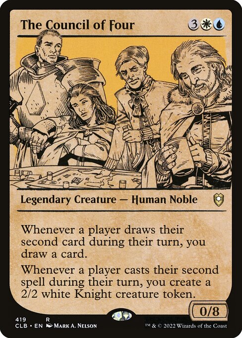 The Council of Four (419) [Commander Legends: Battle for Baldur's Gate] [Showcase]