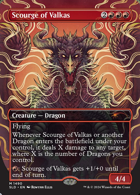 Scourge of Valkas (1490) [Secret Lair Drop]
