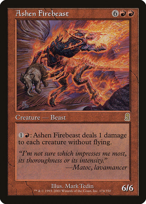 Ashen Firebeast (174) [Odyssey]