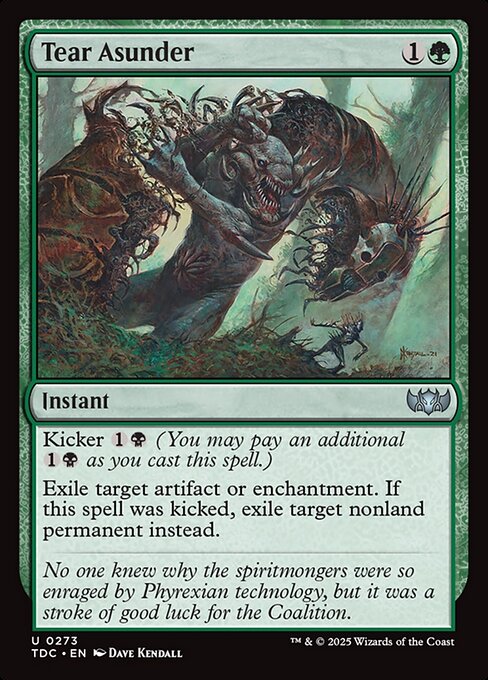 Tear Asunder (273) [Tarkir: Dragonstorm Commander]