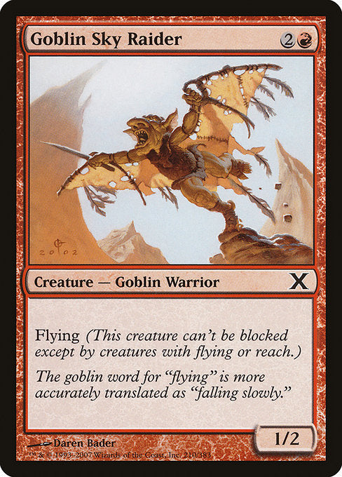 Goblin Sky Raider (210) [Tenth Edition]