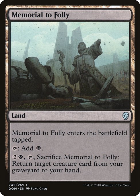 Memorial to Folly (242) [Dominaria]