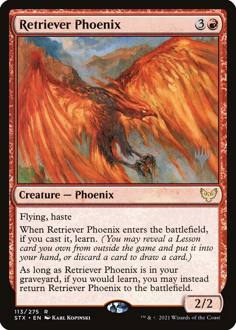 Retriever Phoenix (113p) [Strixhaven: School of Mages Promos]