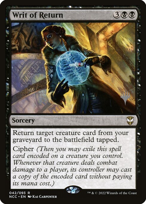 Writ of Return (42p) [New Capenna Commander Promos]