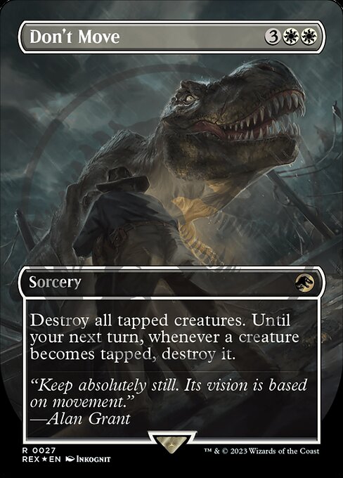 Don't Move (27) [Jurassic World Collection] [Borderless]