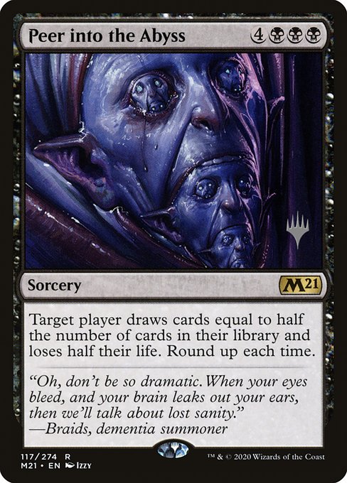 Peer into the Abyss (117p) [Core Set 2021 Promos]