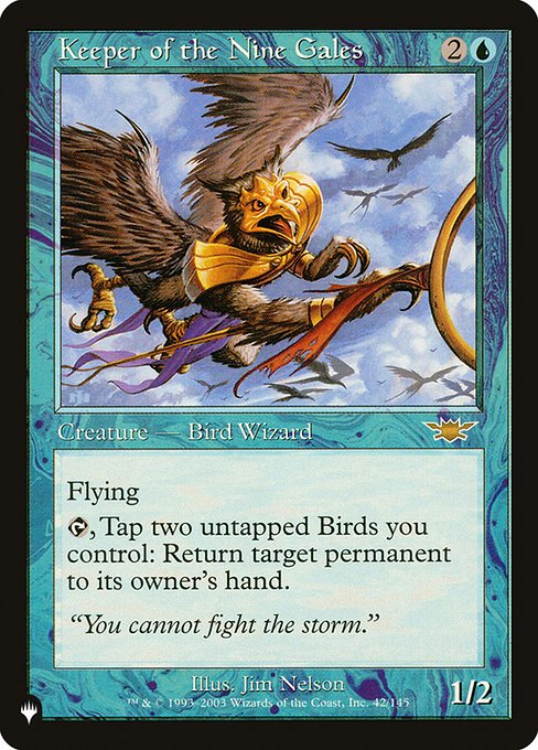 Keeper of the Nine Gales (LGN-42) [The List]