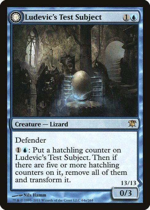 Ludevic's Test Subject // Ludevic's Abomination (64) [Innistrad]