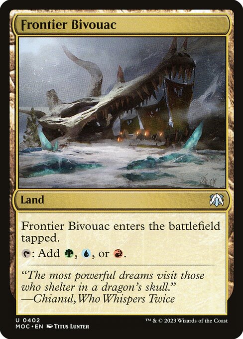 Frontier Bivouac (402) [March of the Machine Commander]
