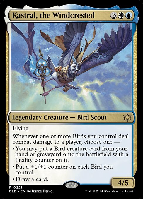 Kastral, the Windcrested (221) [Bloomburrow]