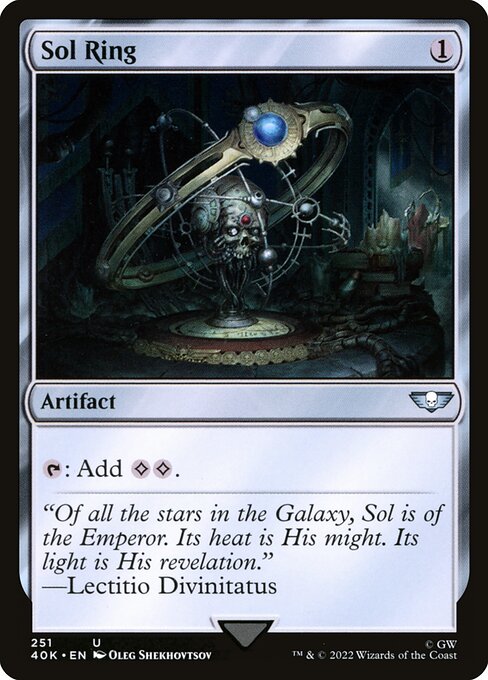 Sol Ring (251) [Warhammer 40,000 Commander]