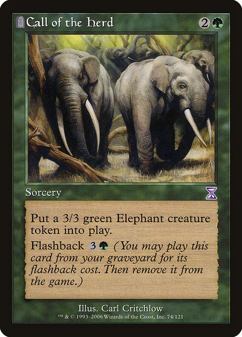 Call of the Herd (74) [Time Spiral Timeshifted]