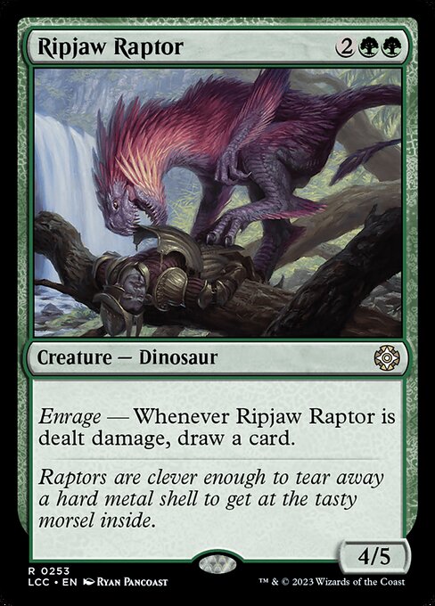 Ripjaw Raptor (253) [The Lost Caverns of Ixalan Commander]