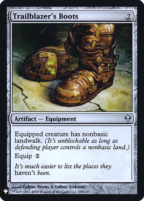 Trailblazer's Boots (ZEN-208) [The List]