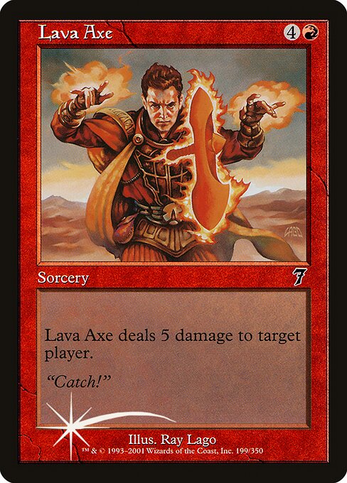 Lava Axe (199★) [Seventh Edition]