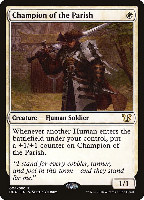 Champion of the Parish (4) [Duel Decks: Blessed vs. Cursed]
