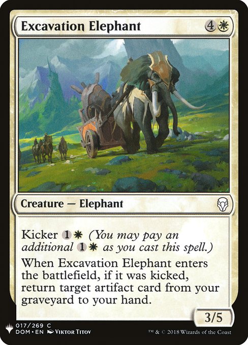 Excavation Elephant (DOM-17) [The List]