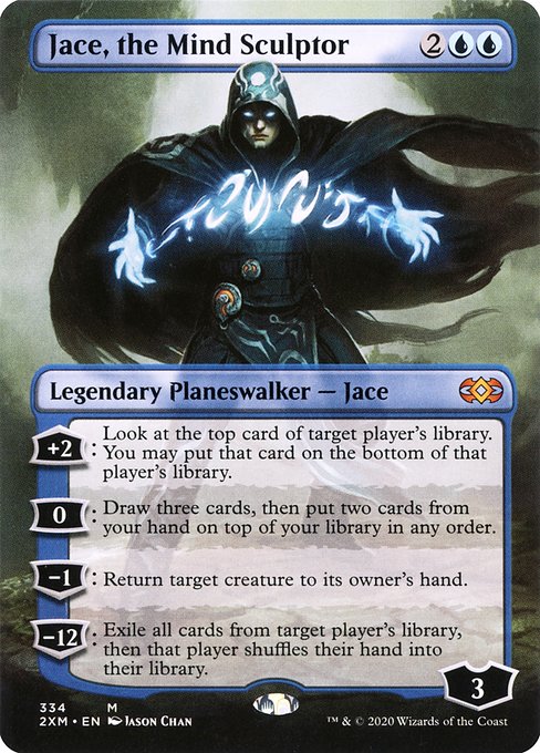 Jace, the Mind Sculptor (334) [Double Masters] [Borderless]