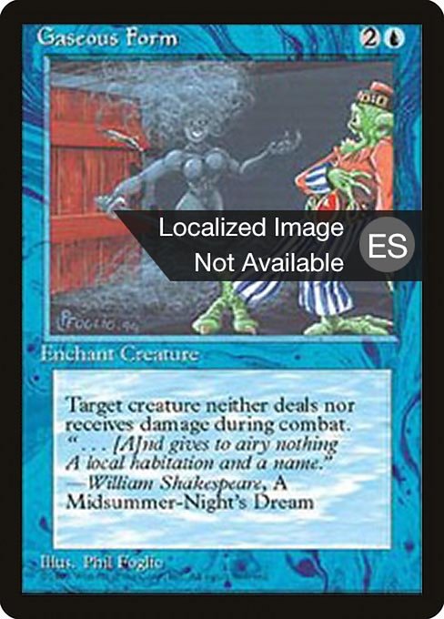 Gaseous Form (74) [Fourth Edition Foreign Black Border]