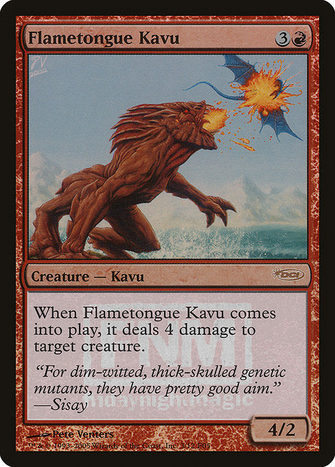Flametongue Kavu (3) [Friday Night Magic 2005]