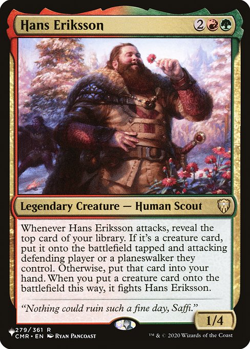 Hans Eriksson (CMR-279) [The List]