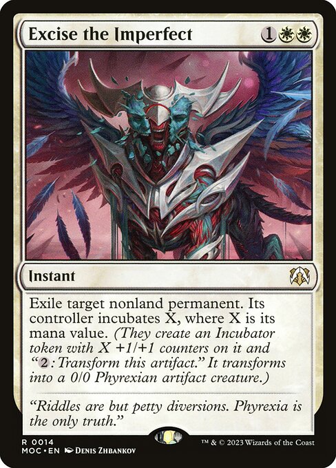 Excise the Imperfect (14) [March of the Machine Commander]