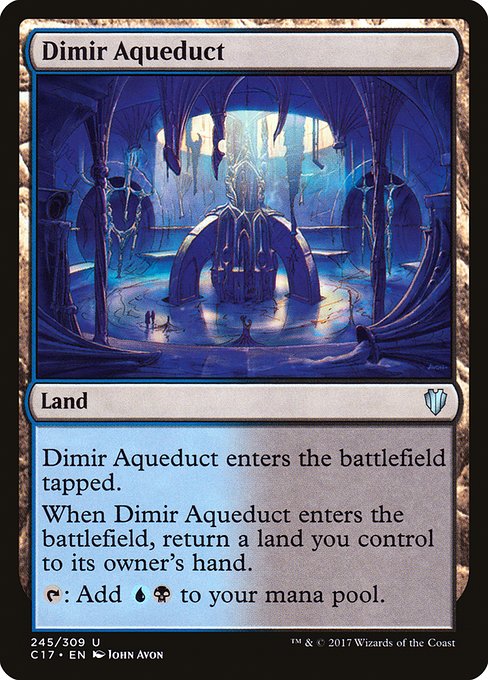 Dimir Aqueduct (245) [Commander 2017]