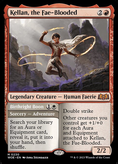 Kellan, the Fae-Blooded // Birthright Boon (230) [Wilds of Eldraine]