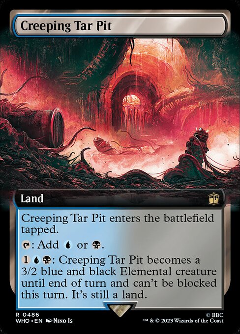 Creeping Tar Pit (486) [Doctor Who] [Extended Art]