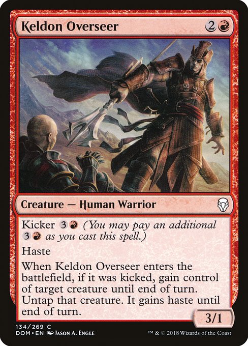 Keldon Overseer (134) [Dominaria]