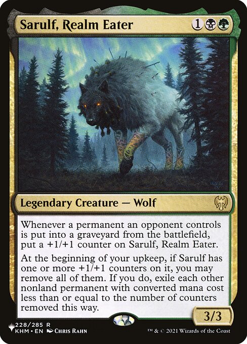 Sarulf, Realm Eater (KHM-228) [The List]