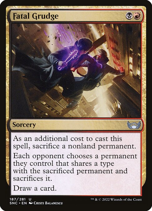Fatal Grudge (187) [Streets of New Capenna]