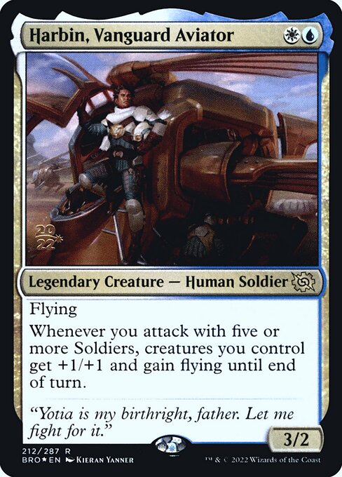 Harbin, Vanguard Aviator (212s) [The Brothers' War Promos]
