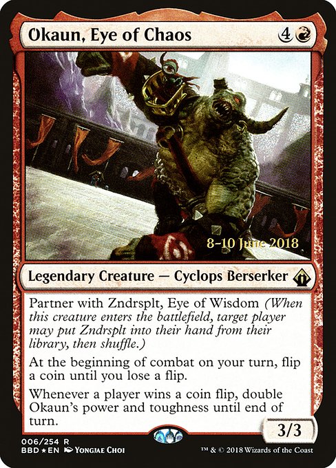 Okaun, Eye of Chaos (6s) [Battlebond Promos]