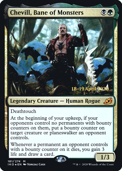 Chevill, Bane of Monsters (181s) [Ikoria: Lair of Behemoths Promos]