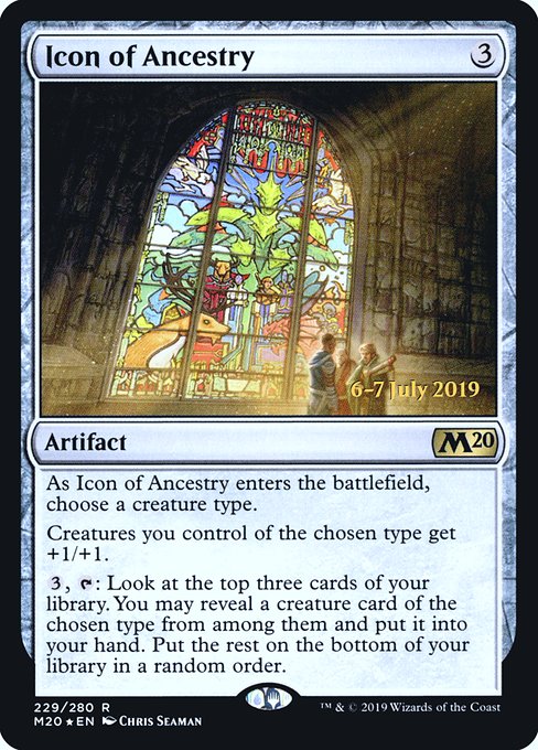 Icon of Ancestry (229s) [Core Set 2020 Promos]