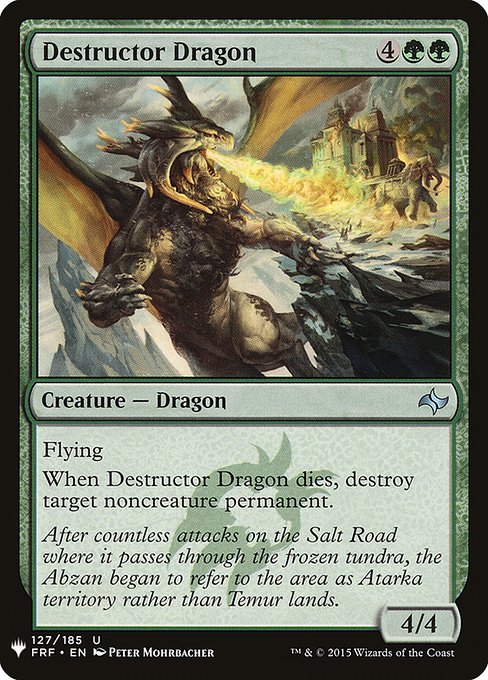 Destructor Dragon (FRF-127) [The List]