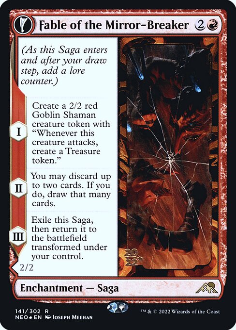 Fable of the Mirror-Breaker // Reflection of Kiki-Jiki (141s) [Kamigawa: Neon Dynasty Promos]