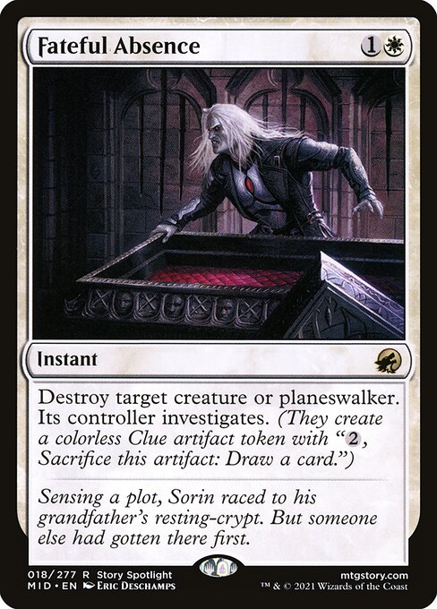 Fateful Absence (18) [Innistrad: Midnight Hunt]
