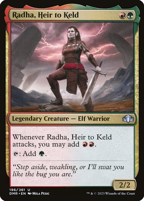 Radha, Heir to Keld (196) [Dominaria Remastered]
