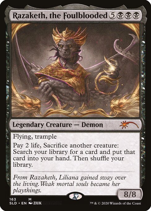 Razaketh, the Foulblooded (163) [Secret Lair Drop]