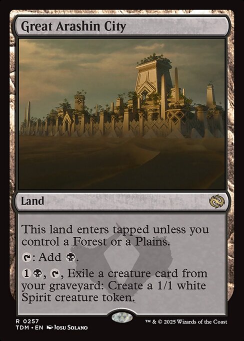 Great Arashin City (257) [Tarkir: Dragonstorm]