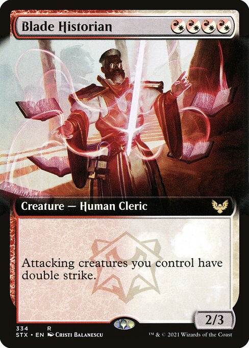 Blade Historian (334) [Strixhaven: School of Mages] [Extended Art]
