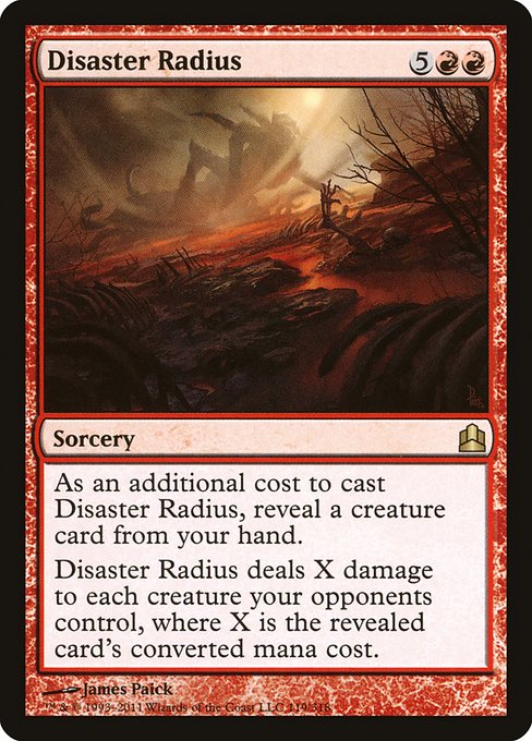 Disaster Radius (119) [Commander 2011]