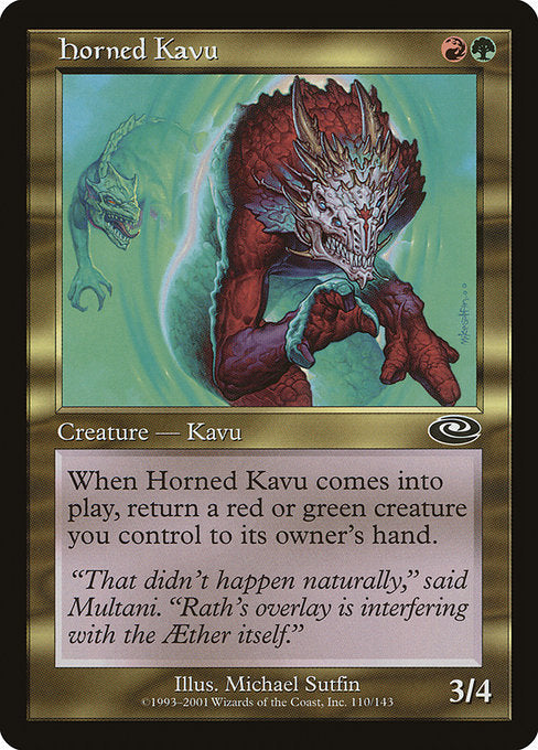 Horned Kavu (110) [Planeshift]