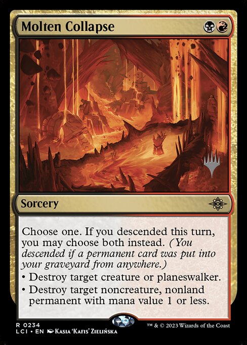 Molten Collapse (234p) [The Lost Caverns of Ixalan Promos]