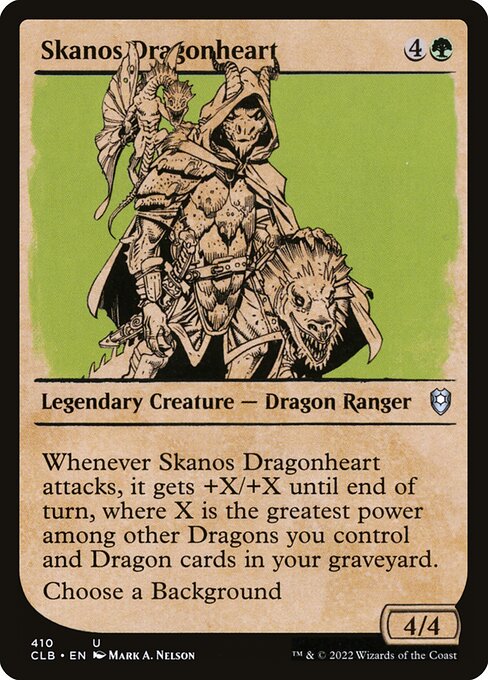 Skanos Dragonheart (410) [Commander Legends: Battle for Baldur's Gate] [Showcase]