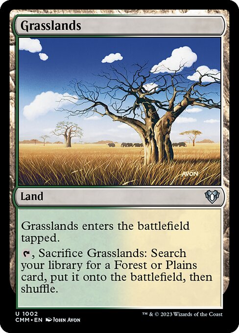 Grasslands (1002) [Commander Masters]