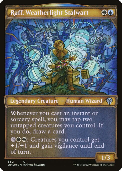 Raff, Weatherlight Stalwart (352) [Dominaria United] [Showcase]
